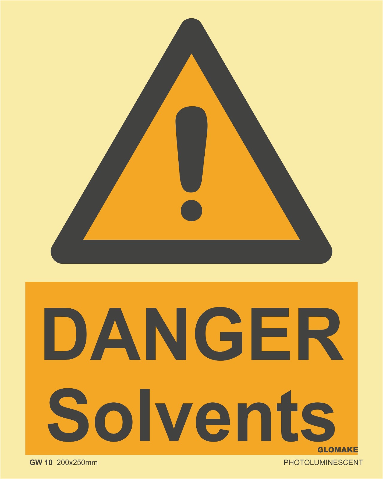 DANGER SOLVENTS 
(GW 10)